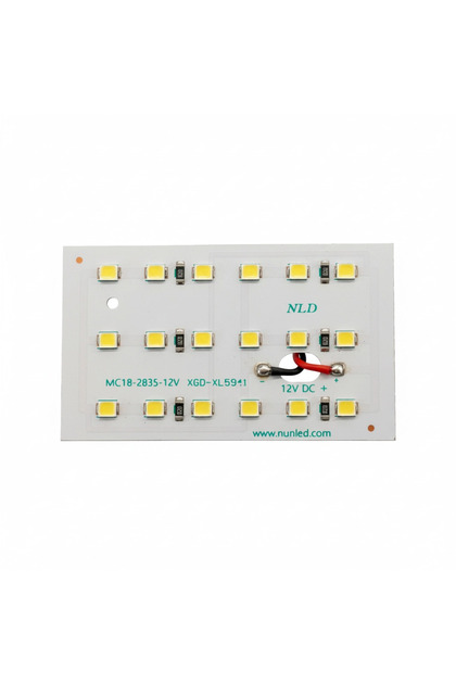 MC18-DC 2835 12-24V DC 2W Beyaz Işık Alüminyum PCB LED Modül
