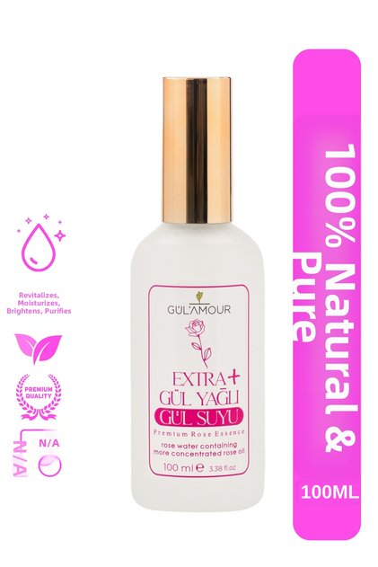 Extra Rose Oil Natural Tonic Rosewater - Nourishing-Moisturizing-Purifying-Skin Brightening 100ml