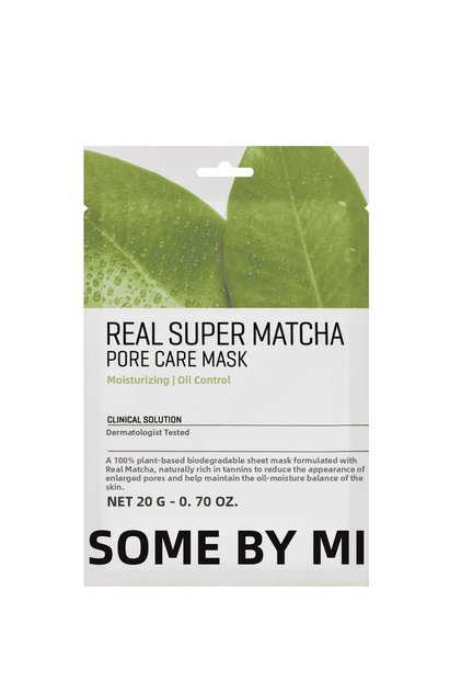 Mască de față pentru pori cu matcha, Some By Mi, Real Care Mask Super Matcha Pore
