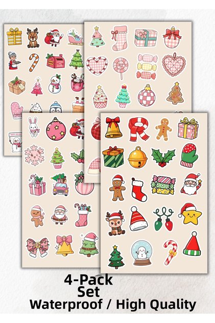 Christmas Themed Colorful Decoration, Christmas Tree Sticker D00002