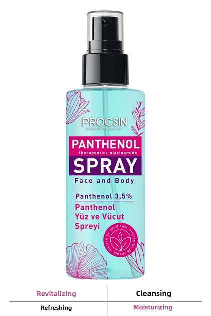Panthenol Ενυδατικό και αναζωογονητικό σπρέι προσώπου και σώματος 100 ml