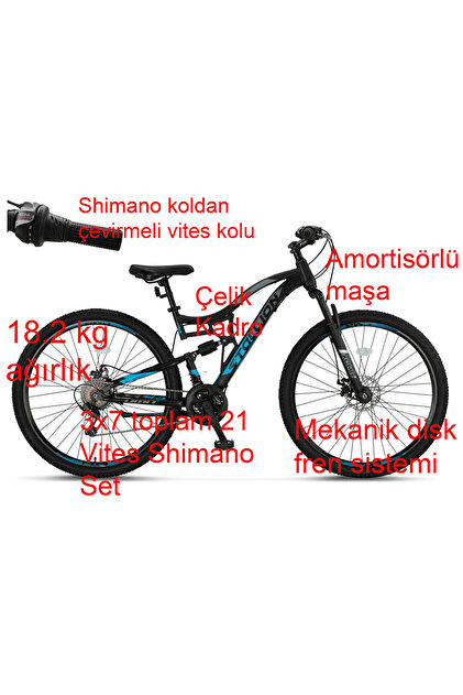 Ümit Stallion 2D 29 Jant Disk Fren Çift Amortisörlü Bisiklet 2959