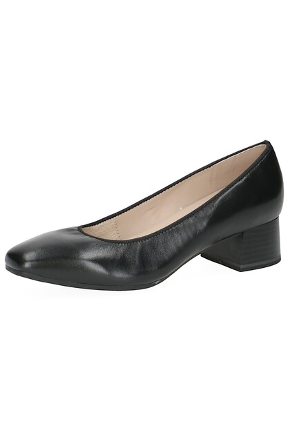 Damen Klassische Pumps 9-22303-43 Schwarz 022 Black Nappa Leder