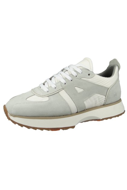 Damen Low Sneaker Turin Low Top 1780 Weiß White Leder und Textil