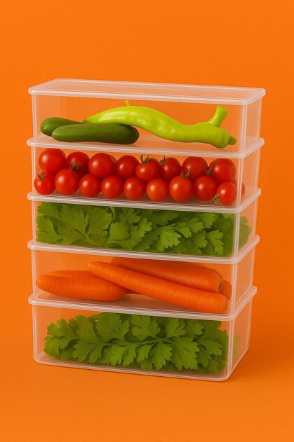 ray plastik 8 Adet Şeffaf Dar Uzun Saklama Kabı 1,5 Lt. - Fiyatı