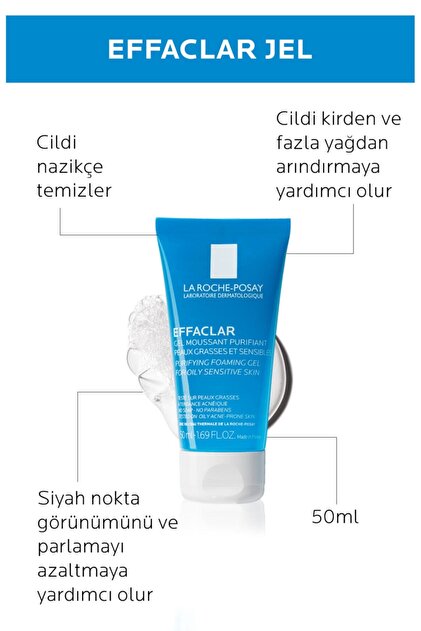 La Roche Posay Effaclar Tanışma Kiti Temizleyici + Nemlendirici