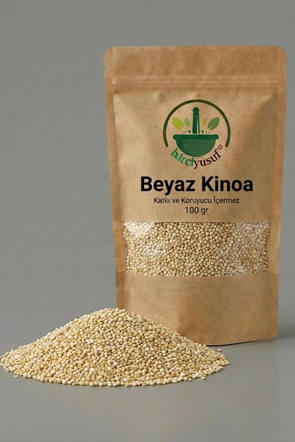 Beyaz Kinoa (Quinoa – White Quinoa – Quinoa Grain – Chenopodium quinoa) Doğal Tane 100 g