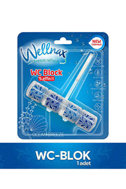 Wellnax breeze refresh ( 1 ADET ) WC Blok Okyanus – Yoğun Köpük