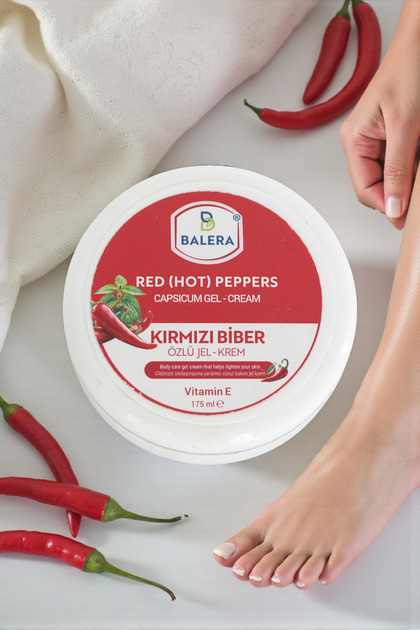 【あかあか】TRUE計40ml BALERA Selülit Jeli 175ml - Sıkılaştırıcı Etkili Kırmızı Biber Ve