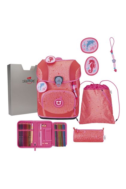 Set de ghiozdane ErgoFlex Tiny, 8 piese