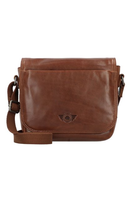 Geantă de umăr vintage din piele naturală 26 cm