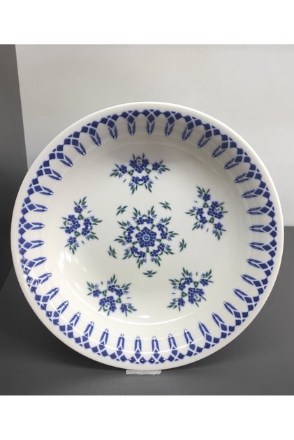 GÜRAL PORSELEN ADA 12 ADET 19 CM (BÜYÜK) ÇUKUR YEMEK TABAK