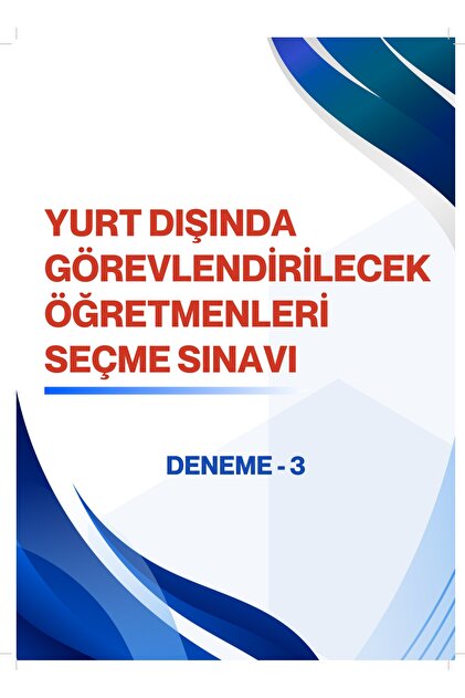 İcra Müdürlüğü Akademisi 2026 Meb Yurt Dışı Öğretmenlik Sınavı 10