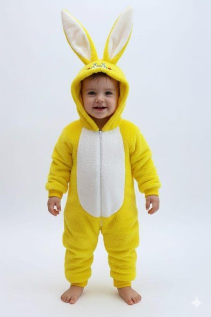 Bebelop Welsoft Peluş Tavşan Tulum 1-3 Yaş