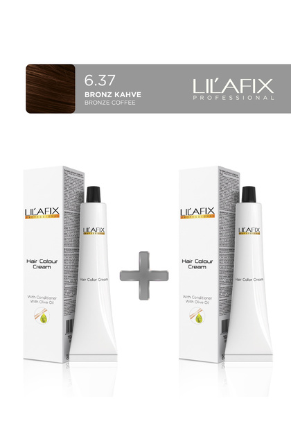 2'li Tüp Saç Boyası 60 ml 6.37 Bronz Kahve