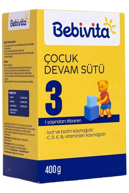 Bebek Sütü 400GR No:3 (1 Yaşından İtibaren)