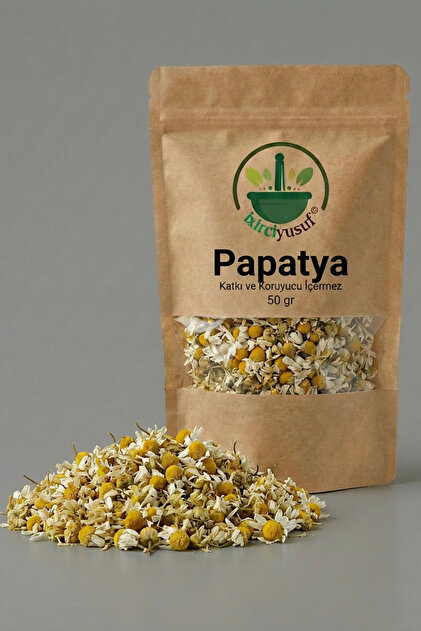 Papatya (Papatya Çiçeği – Chamomile – Chamomile Flowers - Yeni Mahsül,Elenmiş) Doğal Kurutulmuş 50 g