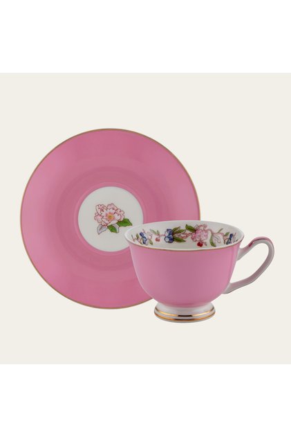 6 Piece Coffee Cup Set 90 Cc Pink