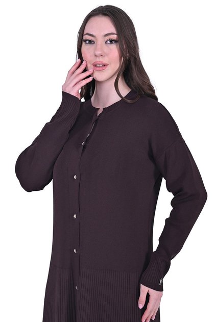 Yelpazev Knitwear Cardigan Brown