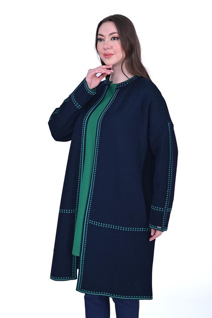 Road Wool Knitwear Cardigan Dark Blue
