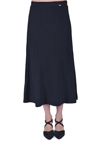 Groove Knitwear Skirt Black
