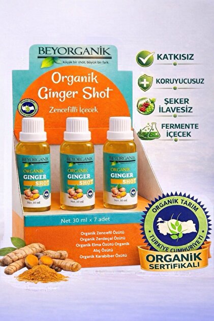 BEYORGANİK Organik Ginger Shot (PESTİSİT ANALİZLİ) - Fiyatı, Yorumları