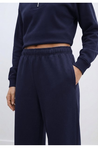 Geniş Paça Jogger Pantolon - Lacivert 3