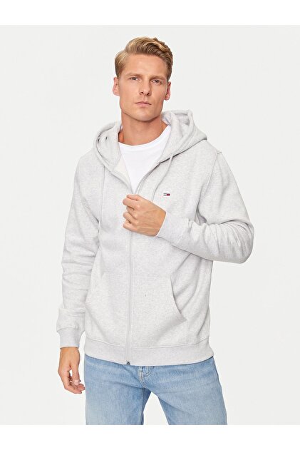 Tommy Hilfiger Tjm Reg S Flag Zip Thru Sweatshirt - Konforlu Ve