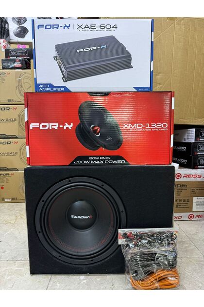 Soundmax Soudnmax Paket 30cm Bass Forx 20cm Midrange Forx 4kanallı