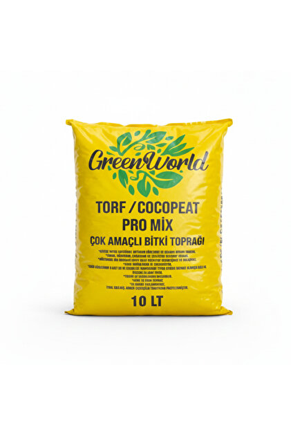Green World 10 Litre Ithal Çok Amaçlı Bitki Toprağı Torf Cocopeat