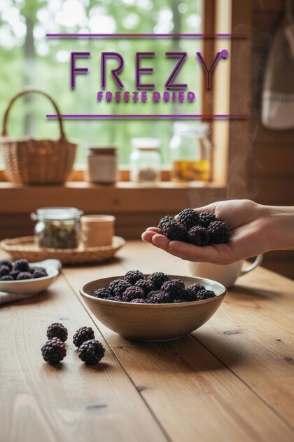 Frezy Freeze Dry BÖĞÜRTLEN Dondurularak Kurutulmuş Sağlıklı
