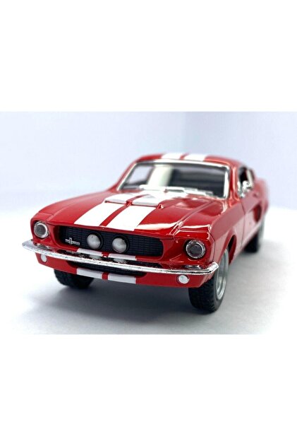 Genel Markalar 1967 Shelby Gt500 (Kırmızı) 1:38 Çek Bırak Model