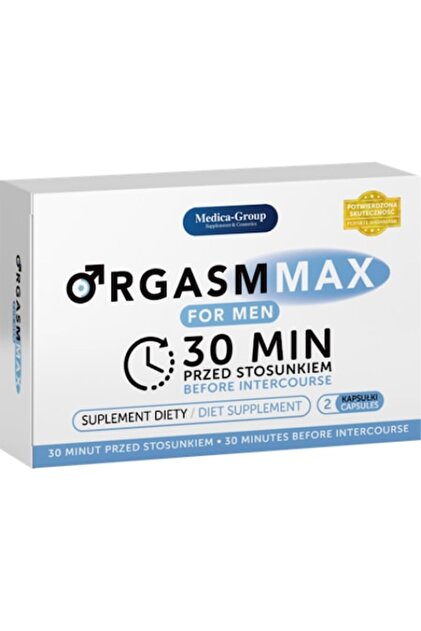 Pastile pentru orgasm OrgasmMax pentru bărbați, 2 capsule (Medica Group)