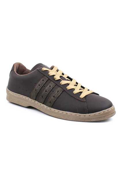 Pantofi casual unisex , din piele naturala , cu talpa cusuta 7199-MARO