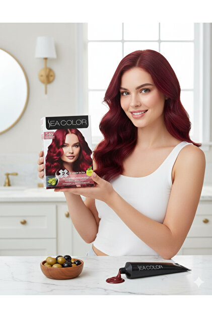 Sea Color 5.65 Çilek Kırmızısı Saç Boyası - Fiyatı, Yorumları