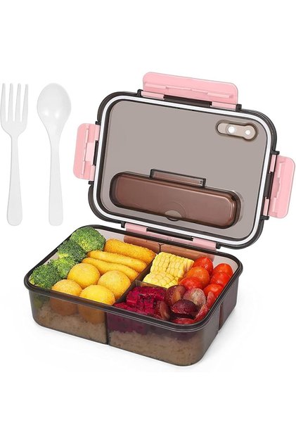Lunch Box for Kids, 3 Compartment Bento Lunch Box