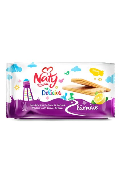 Napolitane cu Cremă de Lămâie 160 g