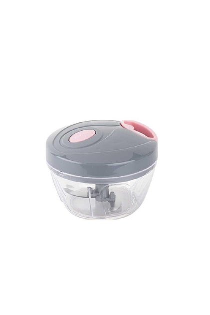 Açık Pembe Gri Küçük Pratik Doğrayıcı - 375 Ml