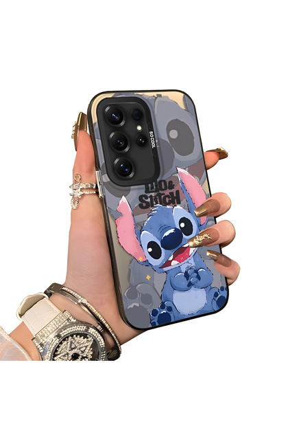 Samsung Galaxy S25 Ultra Compatible Silicone Edge Hard Back Anti-Fall Stitch Pattern Case