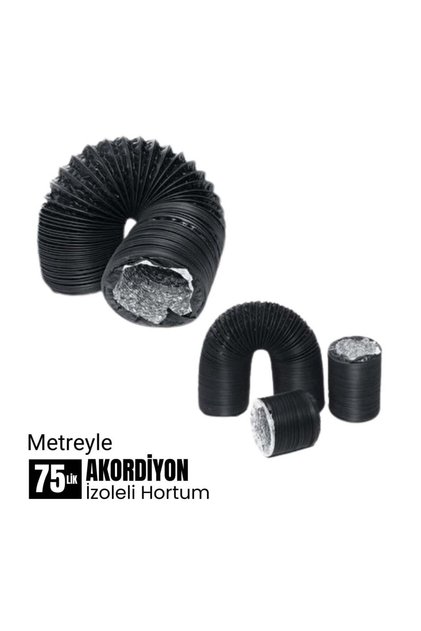 Webasto Tipi Isıtıcı 75mm Akordiyon Hava Hortumu 1 Metre