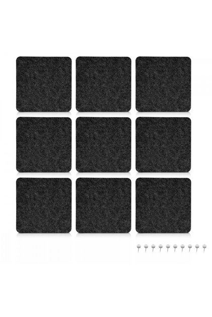 Set de 9 plăci de plută, 17,7 x 17,7 cm, 10 pini, 46231.01.19