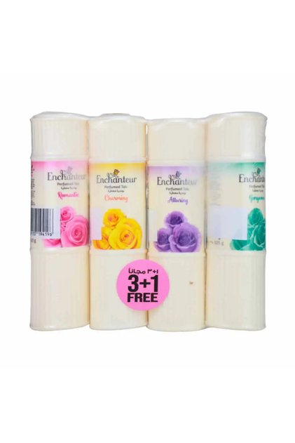 Perfumed Body Talc Powder 125gm - 3 + 1