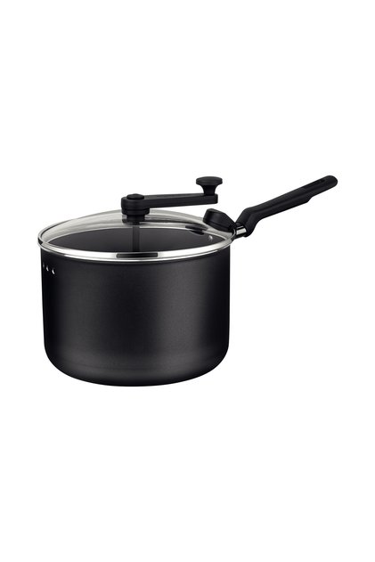 Loreto Graphite Aluminum Popcorn Maker with Starflon Max Nonstick Coating, 20 cm, 3.5 L
