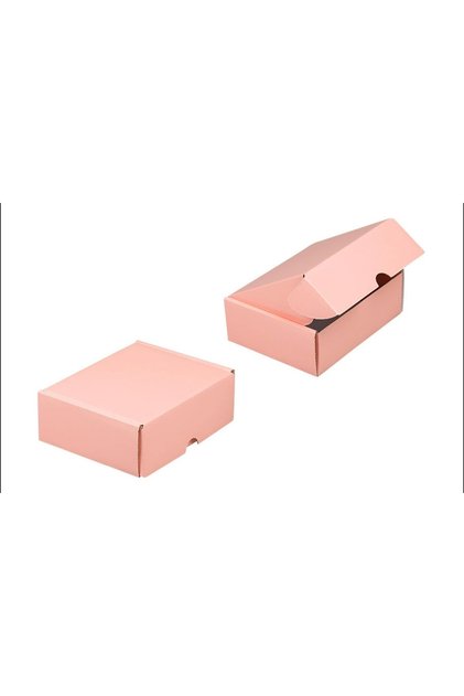 Shipping Boxes Pack of 25 Pink Corrugated Mailer Boxes 26.7x20x8.8cm Eco Friendly 26.7x20x8.8 CM