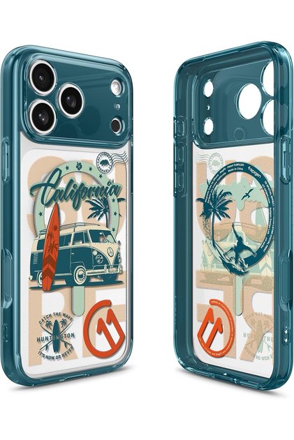 Ultra Hybrid MagFit for iPhone 17 Pro MAX case [3D Spatial Effect with Hexa-Layer Print]
