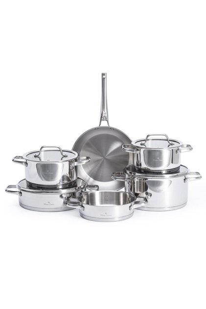 Steel Prime 10 Piece Induction Base Stainless Steel Cookware Set