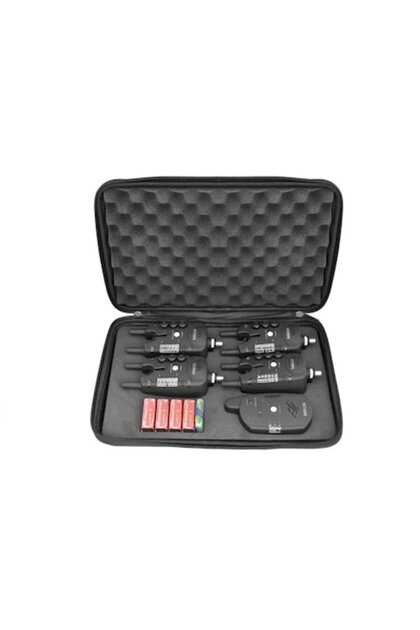 Set 4 Avertizori plus Statie cu Snagbar, baterii incluse si penar pentru transport