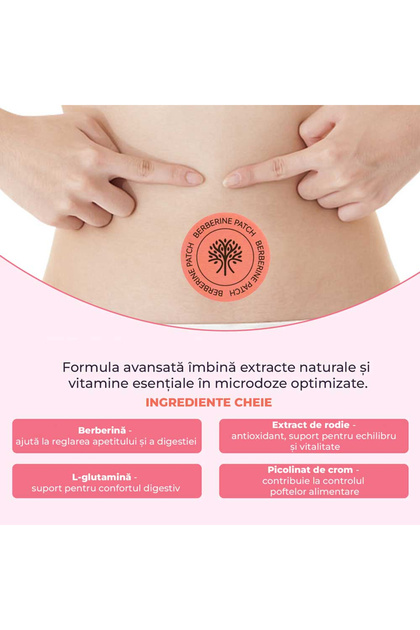 NOVA KISS Berberine Patches for , Appetite Suppression, Appetite