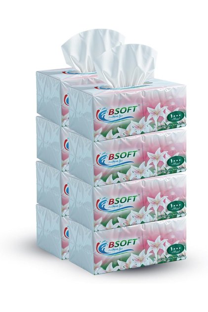 Super Soft Facial Tissues – 1000 Sheets, 3Ply, Pack of 24 Boxes
