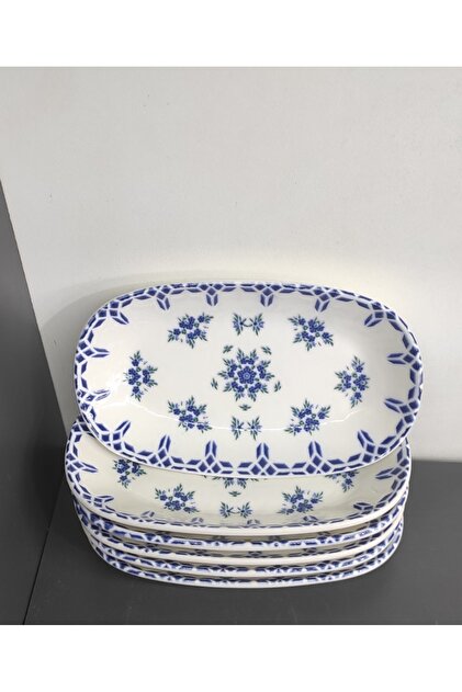PORCELAIN ISLAND 6 PIECES 15 CM (SMALL) JAM DISH, BREAKFAST DISH, SNACK BOAT PLATE